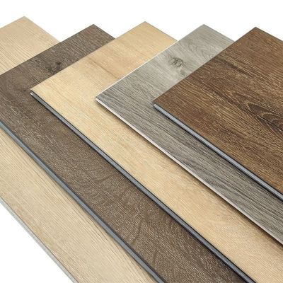 Modern Tasarım SPC Tıklama Plank Vinyl Zemin Ev / Ofis / Otel için Kayma Karşıtı Giyim Direnci