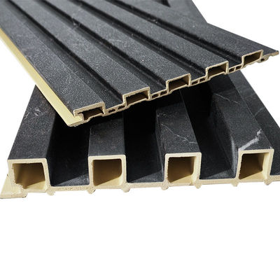 Modern İç Sanat Louver Dekoratif 3d Duvar veya Tavan ve İç Tv Pvc Kaplama Paneli için Wpc Duvar Panelleri