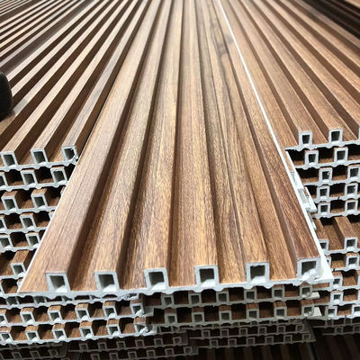 Ahşap Değiştirme Fluted Panel Wpc İç Duvar Paneli 3D Wpc Duvar Paneli