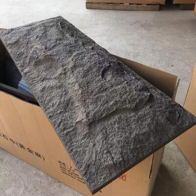 Modern Tasarım PU Taş Duvar Paneli PVC Yapay Taş Köpük İç ve Dış Mekan Su Geçirmez Fonksiyonlu Dekoratif Levha Tipi