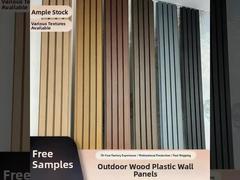 Yüksek Kaliteli Ahşap Tahıllı PVC Wpc Duvar Panelleri İç Mekan Dekorasyonu için Duvar Dekor Paneli