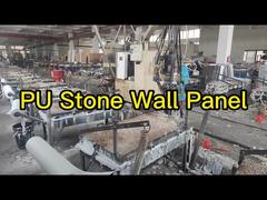 1220*2440 Dış Cephe Tuğla Arka Plan Dekorasyonu için PU Taş Duvar Paneli Kültürü Poliüretan Demo