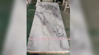 Çarpıcı Duvarlar için PVC Mermer Levhalar